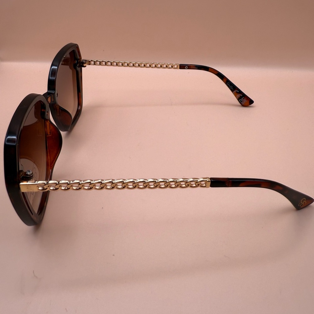 New Jessica Simpson-Tortoise Shell Square Sunglas… - image 2